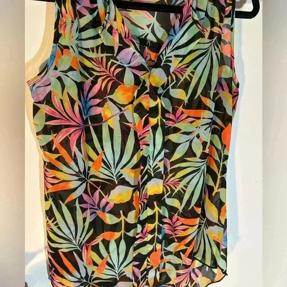 ECLIPSE flower print  blouse - Picture 2 of 4